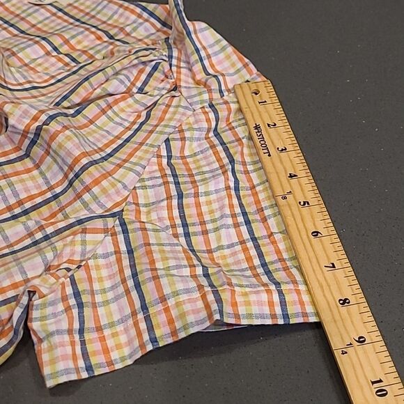 a.n.a a new apparel  sz 0X woman plaid shirt, button front - Picture 8 of 9